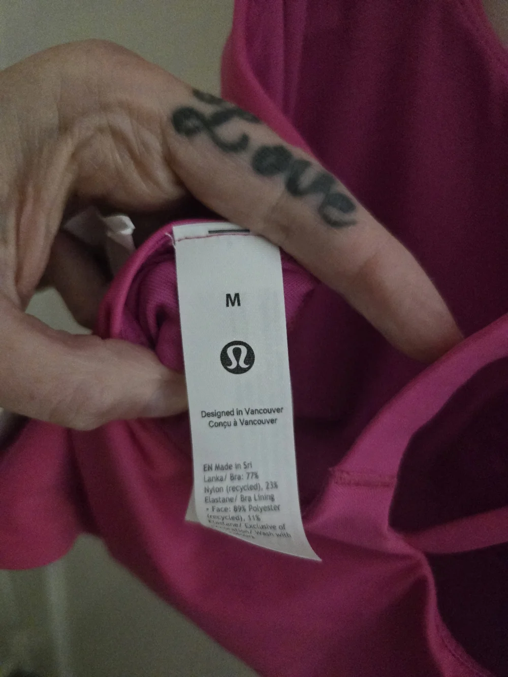 Lululemon Energy Longline Bra